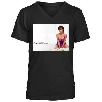 Alyssa Milano Men's V-Neck T-Shirt