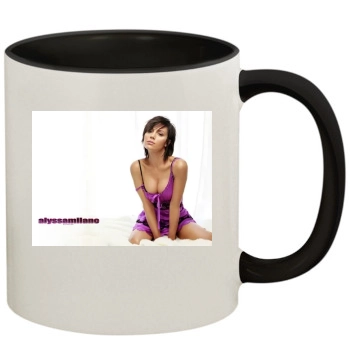 Alyssa Milano 11oz Colored Inner & Handle Mug