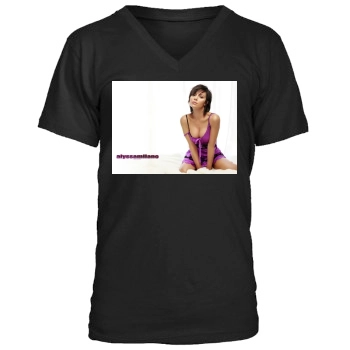 Alyssa Milano Men's V-Neck T-Shirt