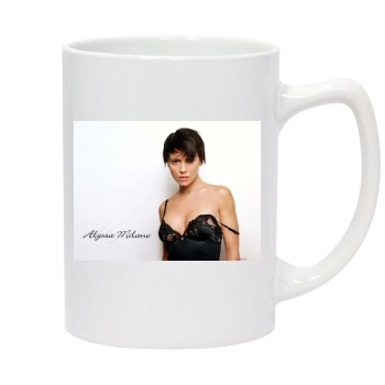 Alyssa Milano 14oz White Statesman Mug