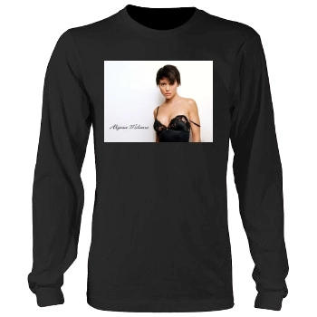 Alyssa Milano Men's Heavy Long Sleeve TShirt