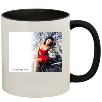 Alyssa Milano 11oz Colored Inner & Handle Mug