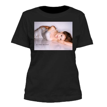 Alyssa Milano Women's Cut T-Shirt