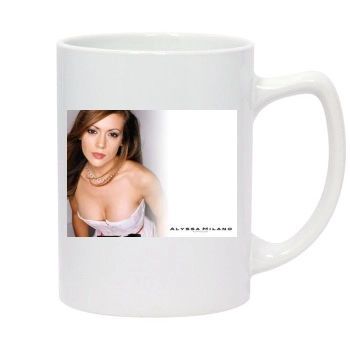 Alyssa Milano 14oz White Statesman Mug