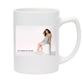 Alyssa Milano 14oz White Statesman Mug