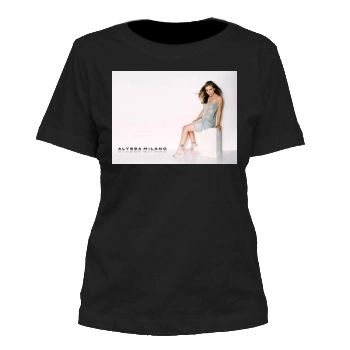 Alyssa Milano Women's Cut T-Shirt