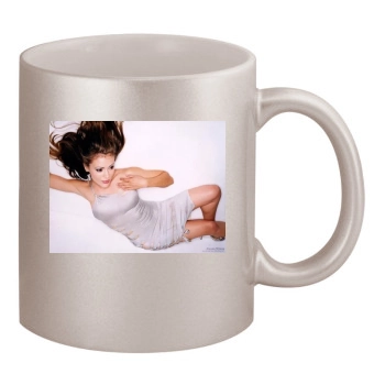 Alyssa Milano 11oz Metallic Silver Mug