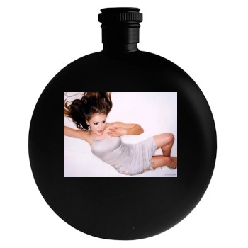 Alyssa Milano Round Flask