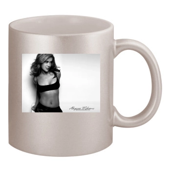 Alyssa Milano 11oz Metallic Silver Mug