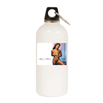 Alyssa Milano White Water Bottle With Carabiner