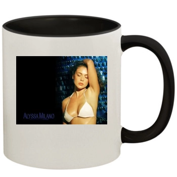 Alyssa Milano 11oz Colored Inner & Handle Mug