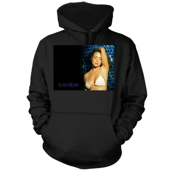 Alyssa Milano Mens Pullover Hoodie Sweatshirt