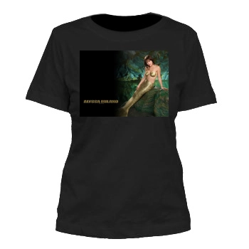 Alyssa Milano Women's Cut T-Shirt