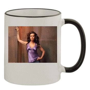 Alyssa Milano 11oz Colored Rim & Handle Mug