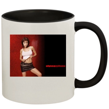 Alyssa Milano 11oz Colored Inner & Handle Mug