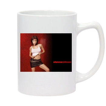 Alyssa Milano 14oz White Statesman Mug