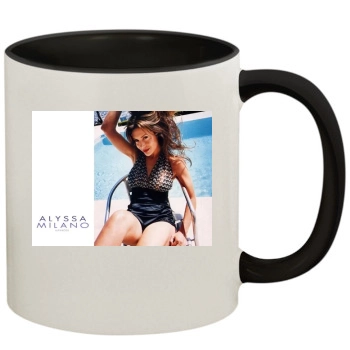 Alyssa Milano 11oz Colored Inner & Handle Mug