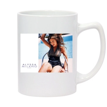 Alyssa Milano 14oz White Statesman Mug