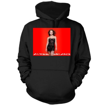 Alyssa Milano Mens Pullover Hoodie Sweatshirt