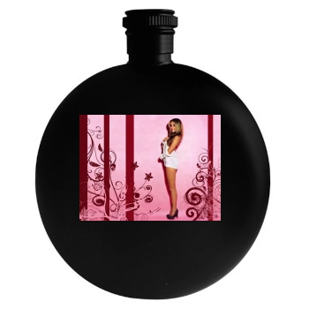 Amanda Bynes Round Flask