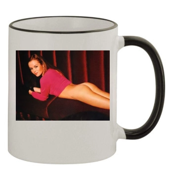 Amanda Holden 11oz Colored Rim & Handle Mug