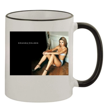 Amanda Holden 11oz Colored Rim & Handle Mug