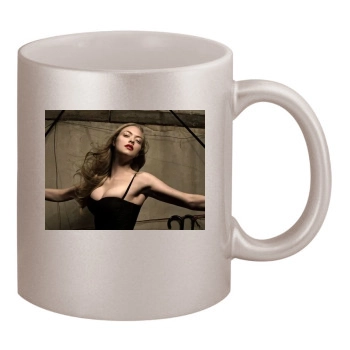 Amanda Seyfried 11oz Metallic Silver Mug