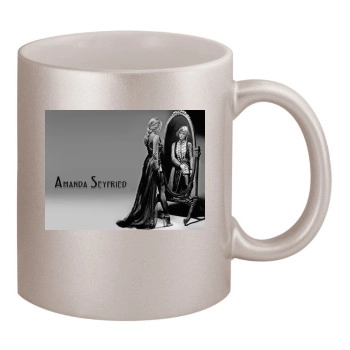 Amanda Seyfried 11oz Metallic Silver Mug