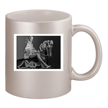 Amanda Seyfried 11oz Metallic Silver Mug