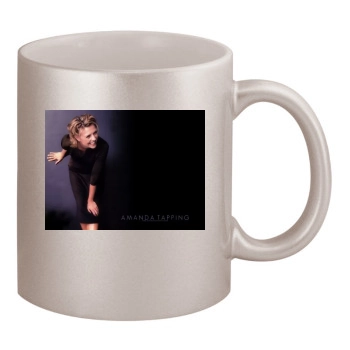 Amanda Tapping 11oz Metallic Silver Mug