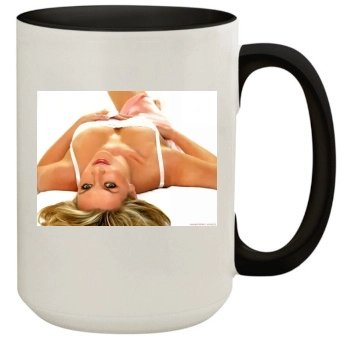 Amanda Tapping 15oz Colored Inner & Handle Mug