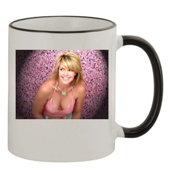 Amanda Tapping 11oz Colored Rim & Handle Mug