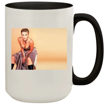 Amanda Tapping 15oz Colored Inner & Handle Mug