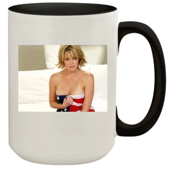 Amanda Tapping 15oz Colored Inner & Handle Mug