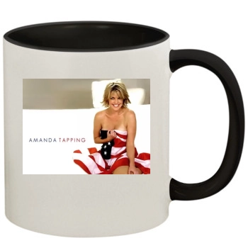 Amanda Tapping 11oz Colored Inner & Handle Mug