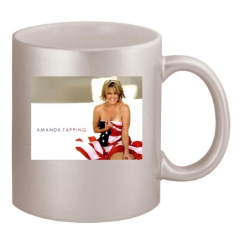 Amanda Tapping 11oz Metallic Silver Mug