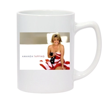 Amanda Tapping 14oz White Statesman Mug