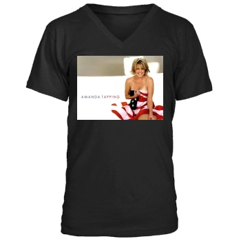 Amanda Tapping Men's V-Neck T-Shirt