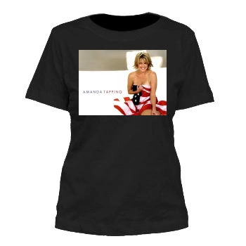 Amanda Tapping Women's Cut T-Shirt