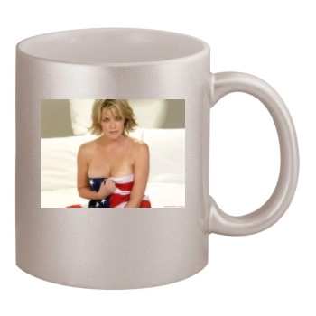 Amanda Tapping 11oz Metallic Silver Mug