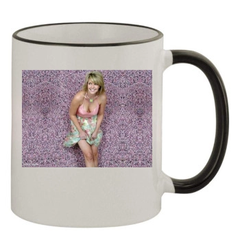 Amanda Tapping 11oz Colored Rim & Handle Mug