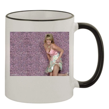 Amanda Tapping 11oz Colored Rim & Handle Mug