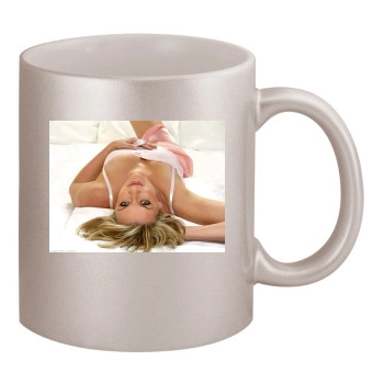 Amanda Tapping 11oz Metallic Silver Mug