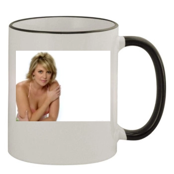 Amanda Tapping 11oz Colored Rim & Handle Mug