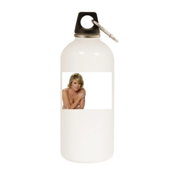 Amanda Tapping White Water Bottle With Carabiner