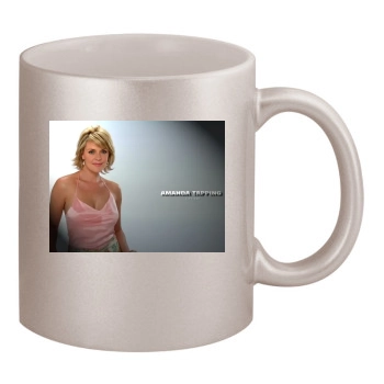 Amanda Tapping 11oz Metallic Silver Mug