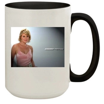 Amanda Tapping 15oz Colored Inner & Handle Mug