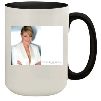 Amanda Tapping 15oz Colored Inner & Handle Mug