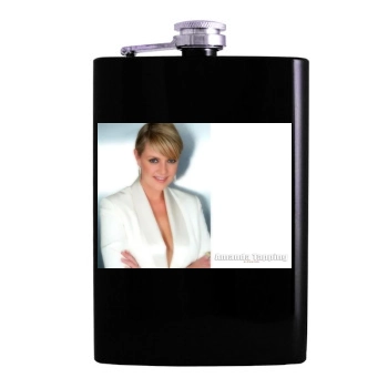 Amanda Tapping Hip Flask