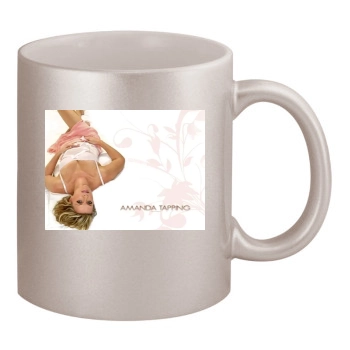 Amanda Tapping 11oz Metallic Silver Mug